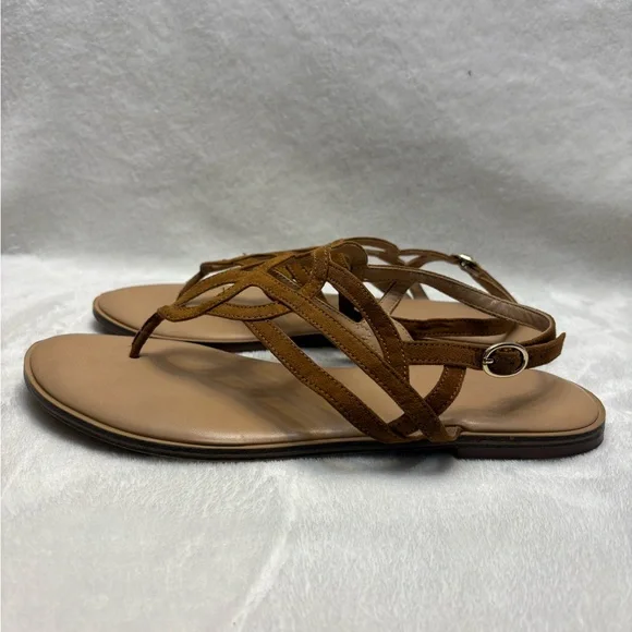 Market & Spruce Women's Irene Strappy Sandal Cognac Size US: 10 - Picture 3 of 7